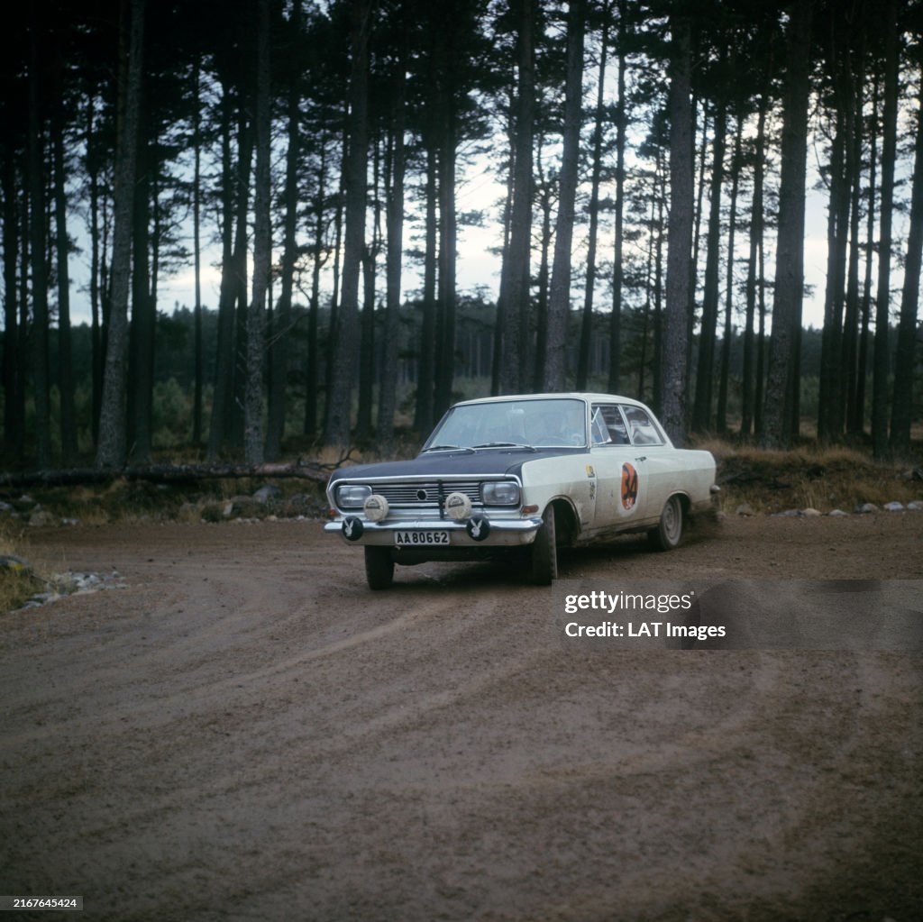 Rac Rally 1960 Ove Eriksson / - , Opel Rekord during the RAC Rally on November 19 ...
