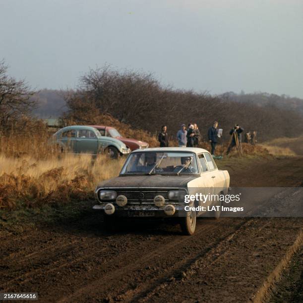 Rac Rally 1960 Anders Gullberg / Lars Helmer, Opel Rekord during the RAC Rally on ...