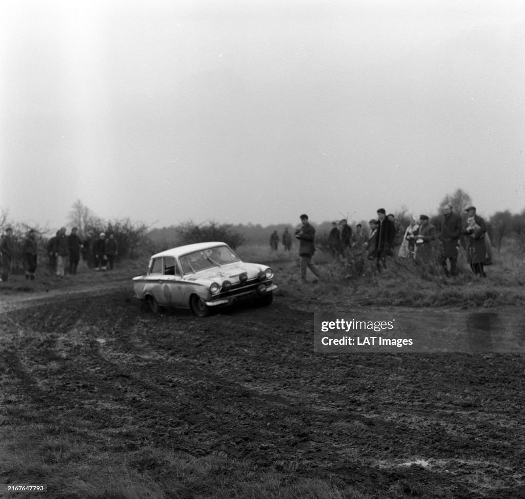 Ac Rally Lotus Ford Cortina during the RAC Rally on November 19, 1966. News ...