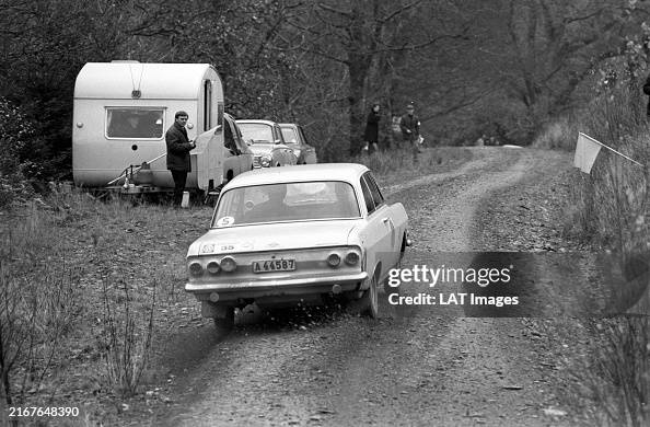 Rac Rally 1960 Bertil Söderström, Opel Rekord during the RAC Rally on November 19 ...