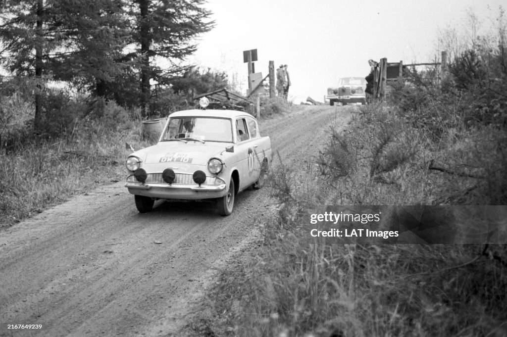 Rac Rally 1960 N Thorne / D Pratt, Ford during the RAC Rally on November 17, 1962 ...
