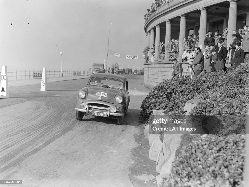 Ac Rally Standard ten during the RAC Rally on March 06, 1956. News Photo - Getty ...