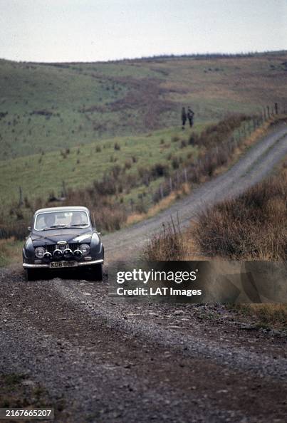 Rac Rally 1960 Saab 96 V4 during the RAC Rally on November 15, 1968. News Photo ...