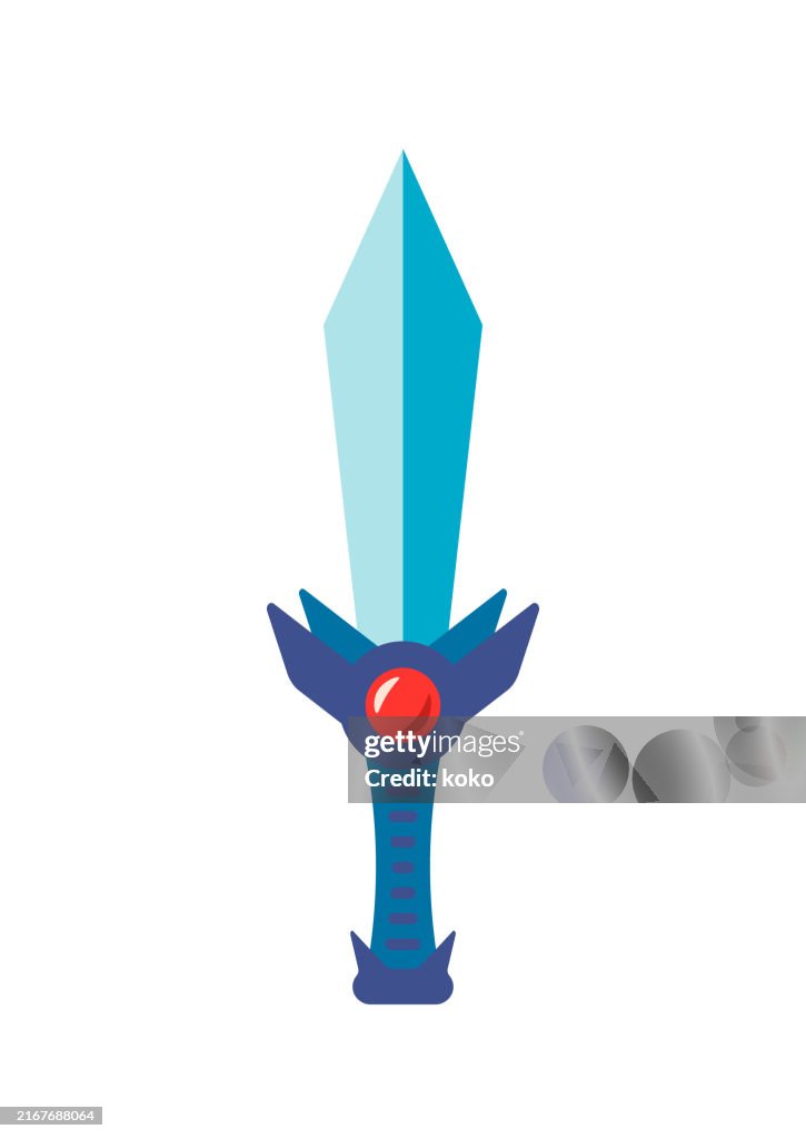 Sword. Fantasy Magic Blade.