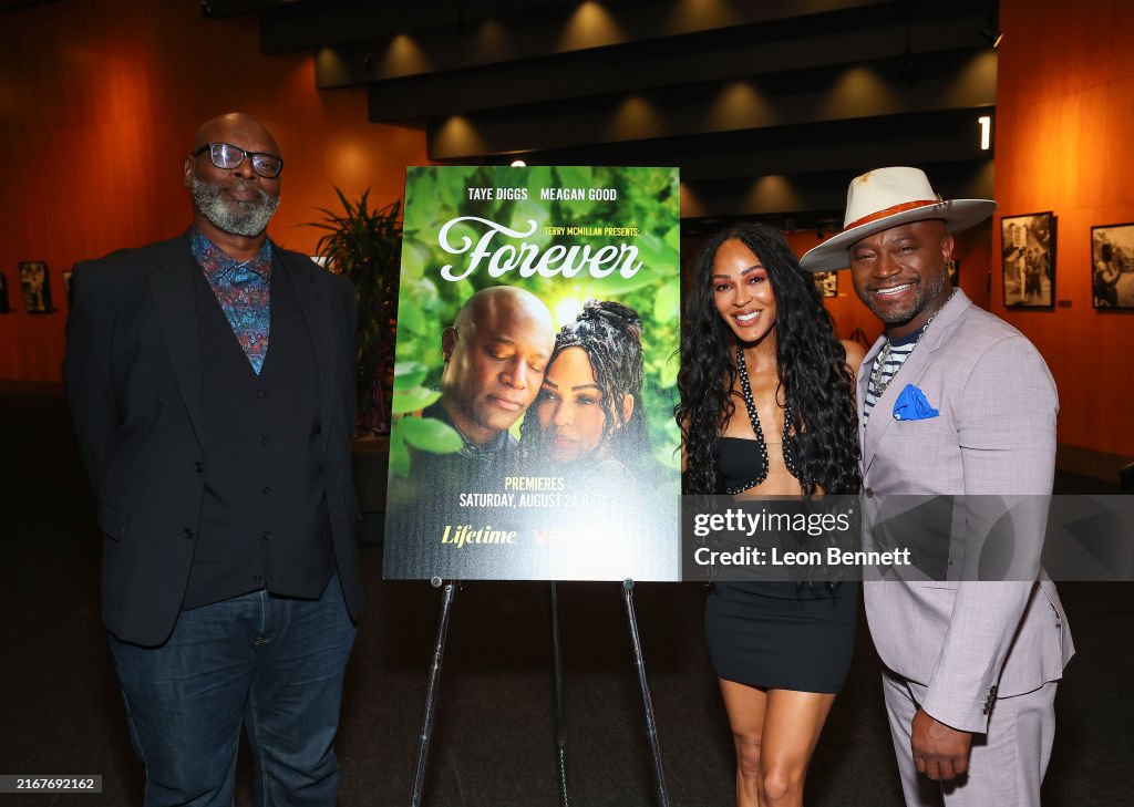 Charles Murray, Meagan Good and Taye Diggs attend the