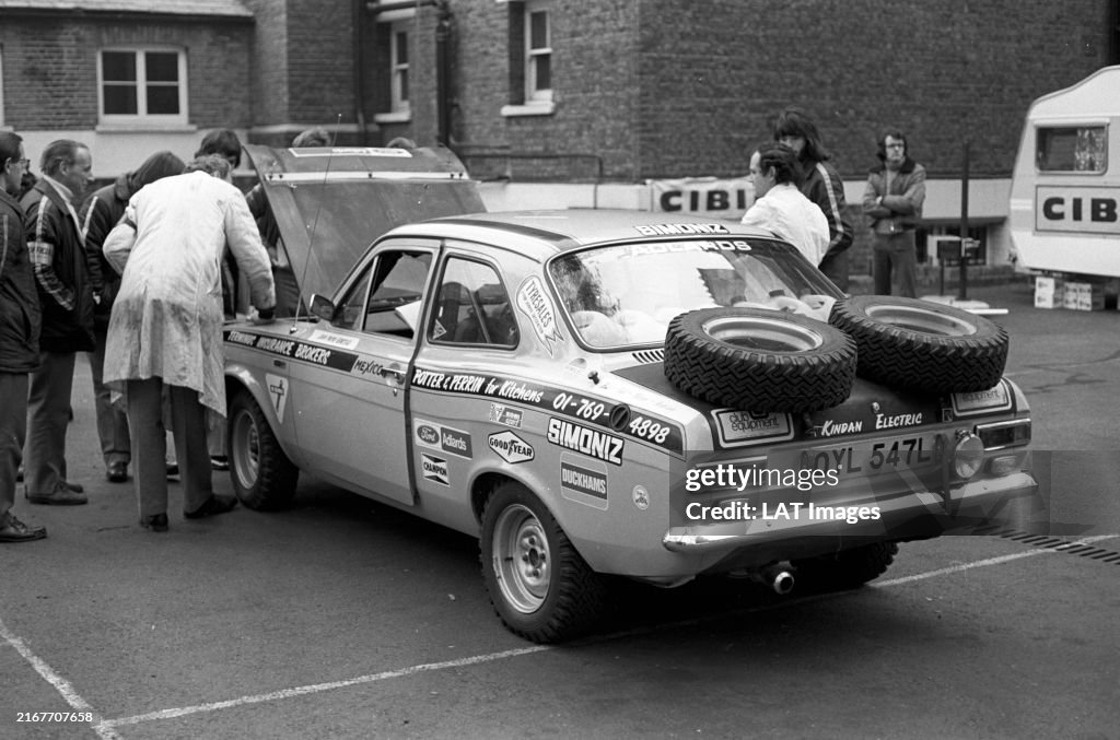John Riordan Rally Fred Potter / John Payne, Ford Escort MkI during the World Cup Rally ...