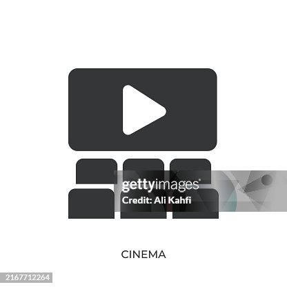 Cinema glyph solid icon. Solid icon that can be applied anywhere, simple, pixel perfect and modern style Cinema glyph solid icon. Solid icon that can be applied anywhere, simple, pixel perfect and modern style