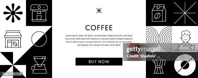 Coffee Web Banner Design Coffee Web Banner Design