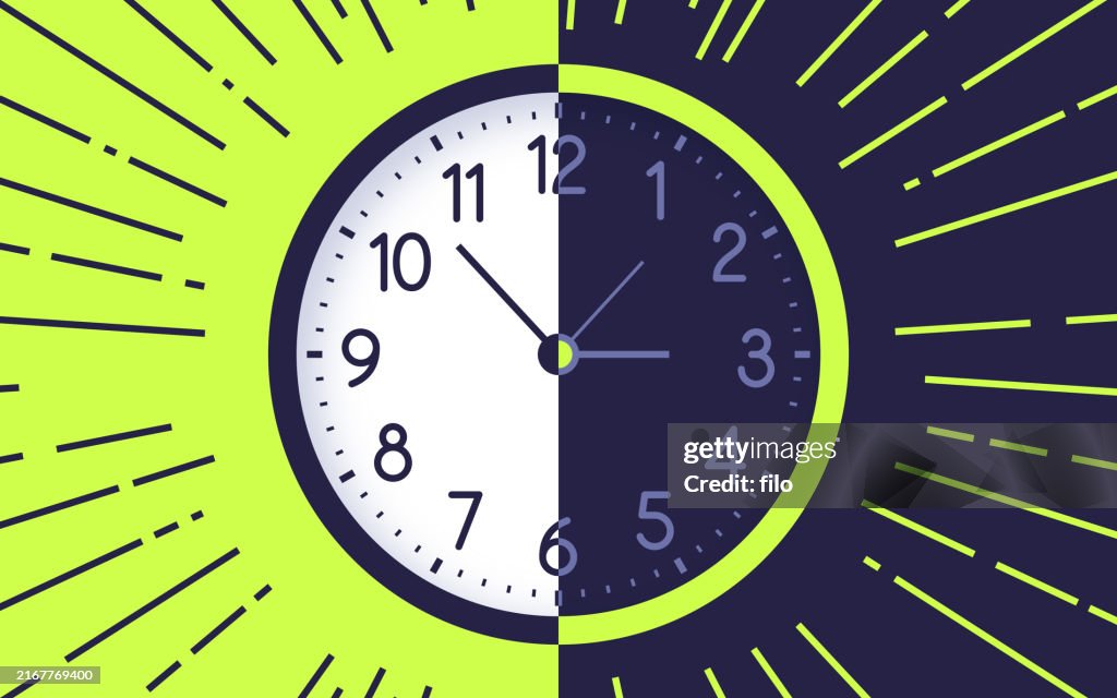 Overwork Clock Clock Time Management Busy Overworked Pressure Stress Concept High-Res ...