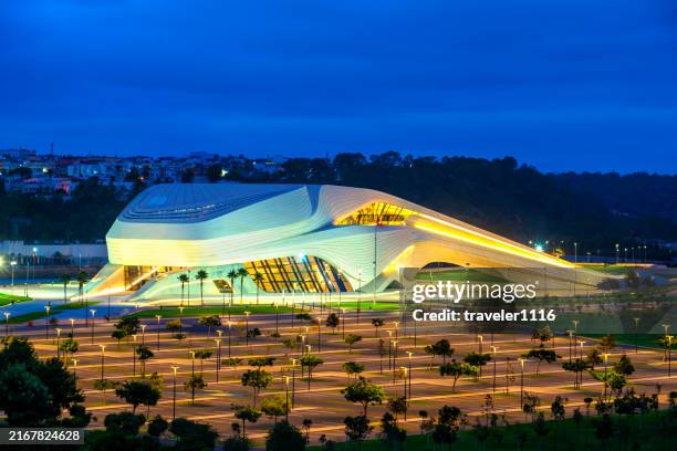 el gran teatro de rabat, marruecos - zaha hadid fotografías e imágenes de stock