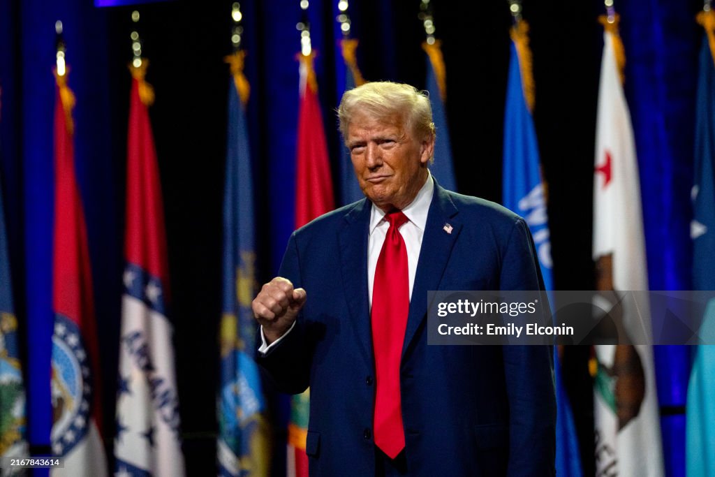 Donald Trump Speaks At The National Guard Association Of The United States' 146th General Conference & Exhibition