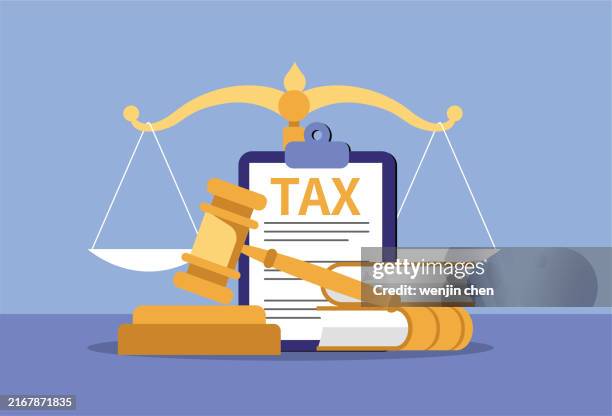 bildbanksillustrationer, clip art samt tecknat material och ikoner med libra, tax, judge gavel icons - skatt