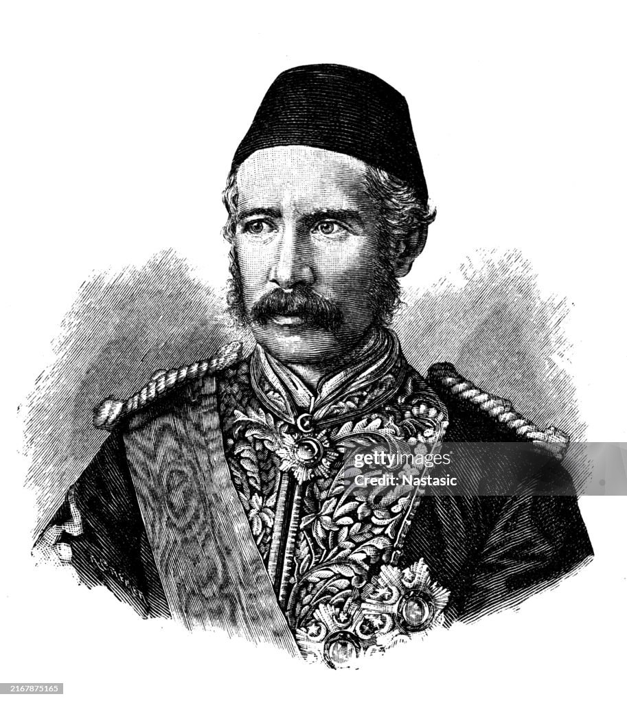 Generalmajor Charles George Gordon CB, auch bekannt als Chinese Gordon, Gordon Pascha und Gordon von Khartum