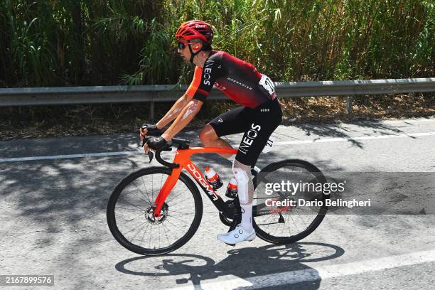 Oscar Rodriguez of Spain and Team INEOS Grenadiers competes during the La Vuelta - 79th Tour of Spain 2024, Stage 6 a 185.5km stage from Jerez de la...