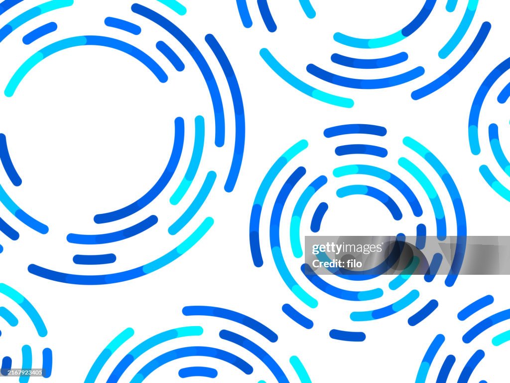 Swirl Puddle Circle Ripple Modern Abstract Background