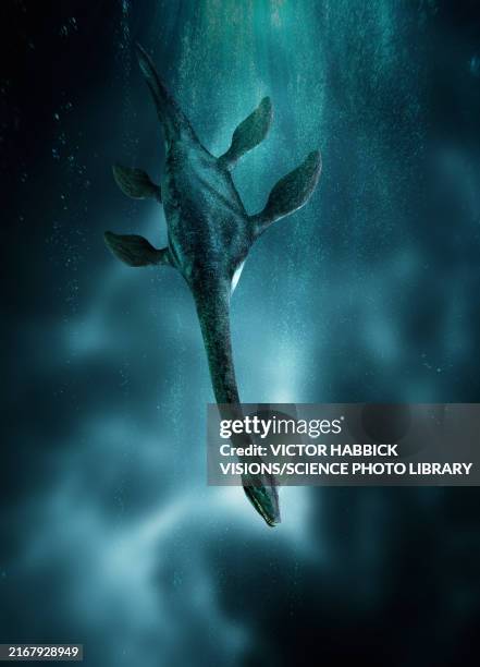 loch ness monster, conceptual illustration - loch ness stock illustrations