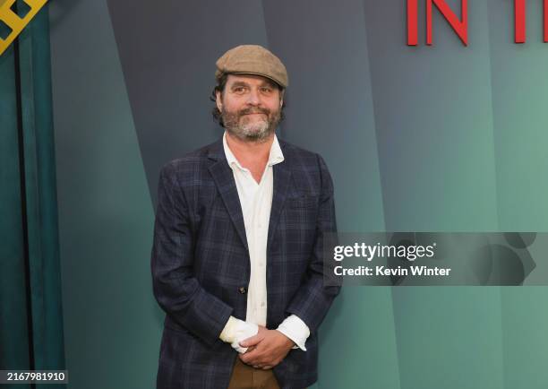 Zach Galifianakis attends the Season 4 premiere of Hulu's "Only Murders In The Building" at Paramount Studios on August 22, 2024 in Los Angeles,...