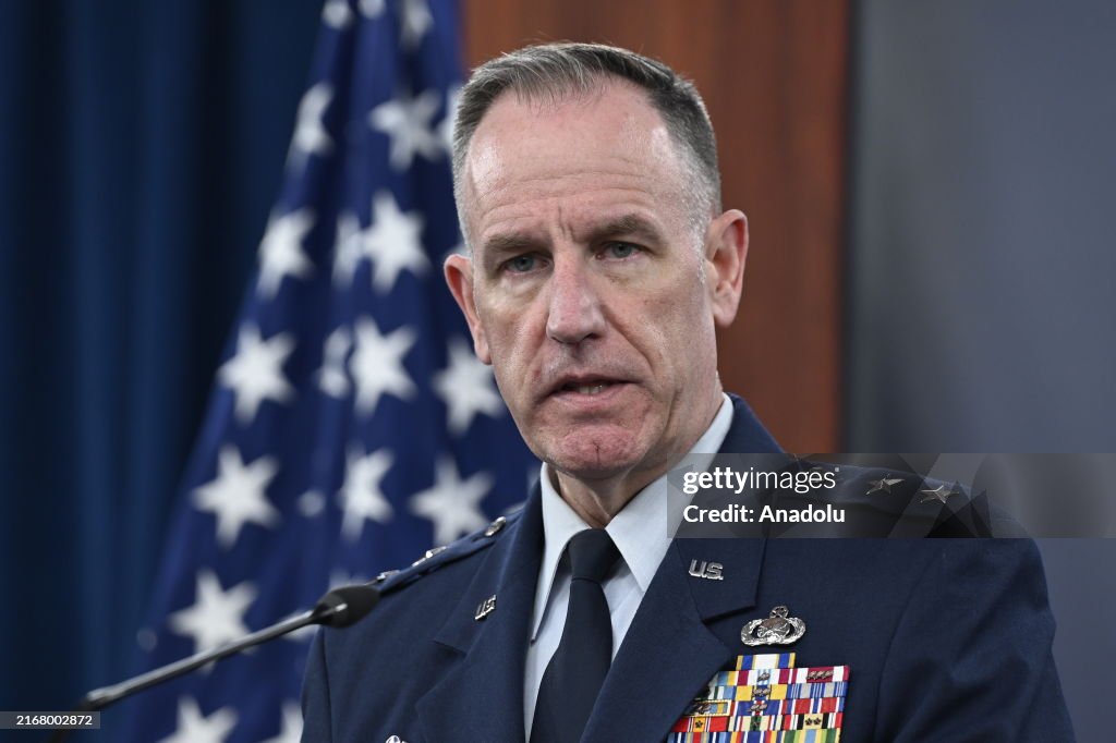 Press conference of Pentagon