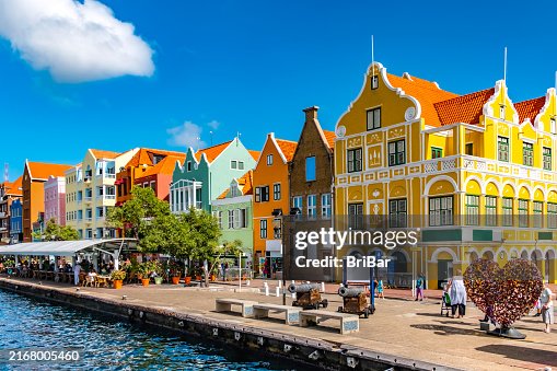 Willemstad Embankment, Curacao, Caribbean Willemstad Embankment, Curacao, Caribbean