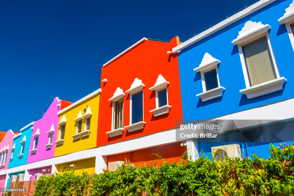 Colourful Building Facade, Willemstad, Curacao