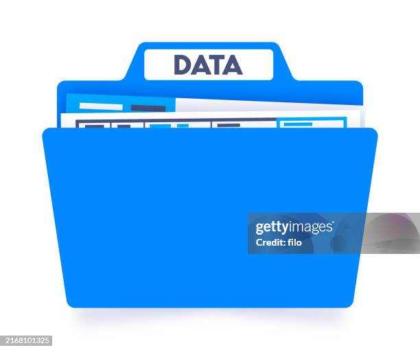 data documents records blue manilla documents file folder - manila folder labels stock illustrations