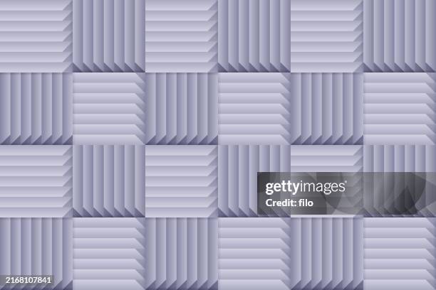 ilustrações de stock, clip art, desenhos animados e ícones de sound dampening foam background pattern - música acústica