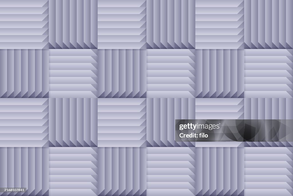 Sound Dampening Foam Background Pattern