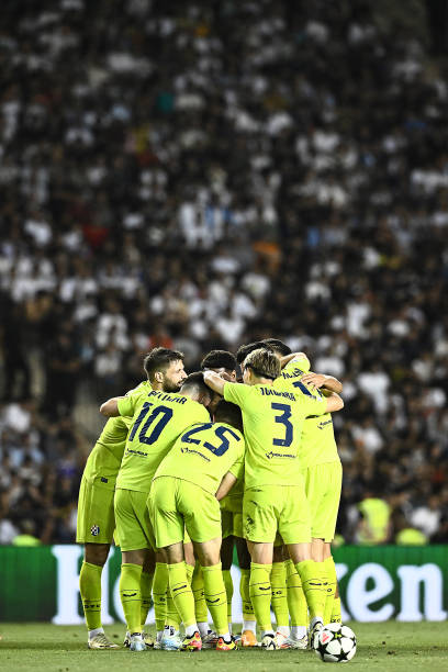 Marko Pjaca of Dinamo Zagreb celebrate with his teammates after scoring during the UEFA Champions Qualifying Play-Off Second Leg match between...