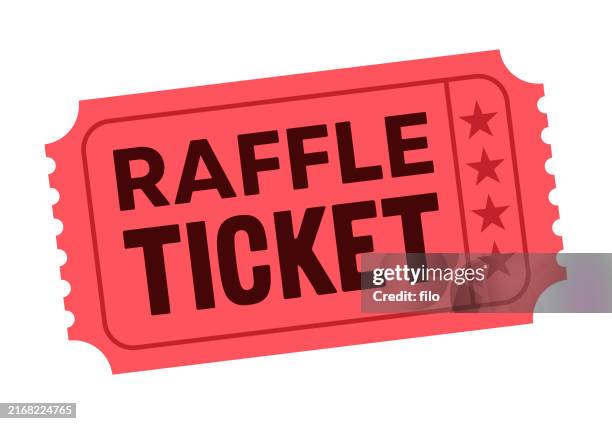 raffle ticket - guest stock illustrations