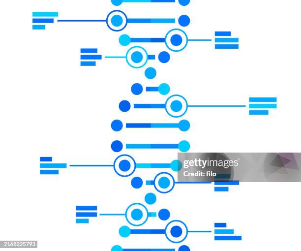 ilustraciones, imágenes clip art, dibujos animados e iconos de stock de ciencia moderna estadísticas de adn helix antecedentes - biochip equipo de laboratorio