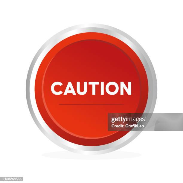 Cautious Button 255 Hazard Warning Button Stock Photos, High-Res Pictures, and Images ...