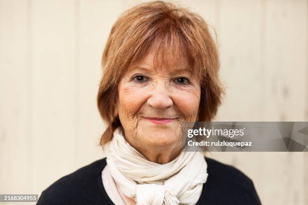 portrait of an 82 year old woman - white worms in house stock pictures, royalty-free photos & images