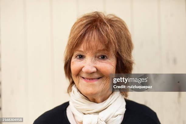 portrait of an 82 year old woman - white worms in house stock pictures, royalty-free photos & images