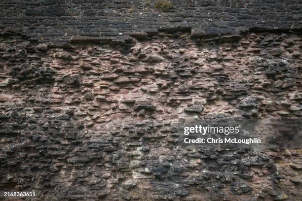 medievil stone wall - medieval stock pictures, royalty-free photos & images