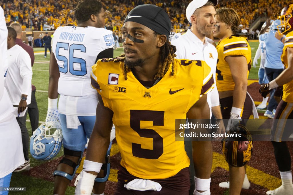 COLLEGE FOOTBALL: AUG 29 North Carolina at Minnesota