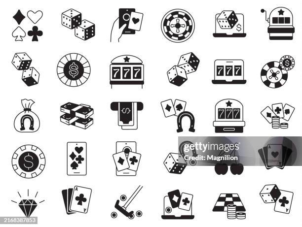 wohltätigkeits- und unterstützungssymbole in schwarz mit herzen und helfenden händen - roulettetisch stock-grafiken, -clipart, -cartoons und -symbole