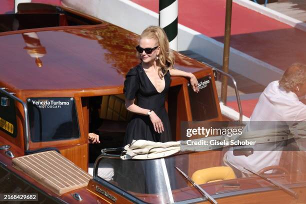 Nicole Kidman is seen at the Excelsior Hotel during the 81st Venice International Film Festival on August 30, 2024 in Venice, Italy.
