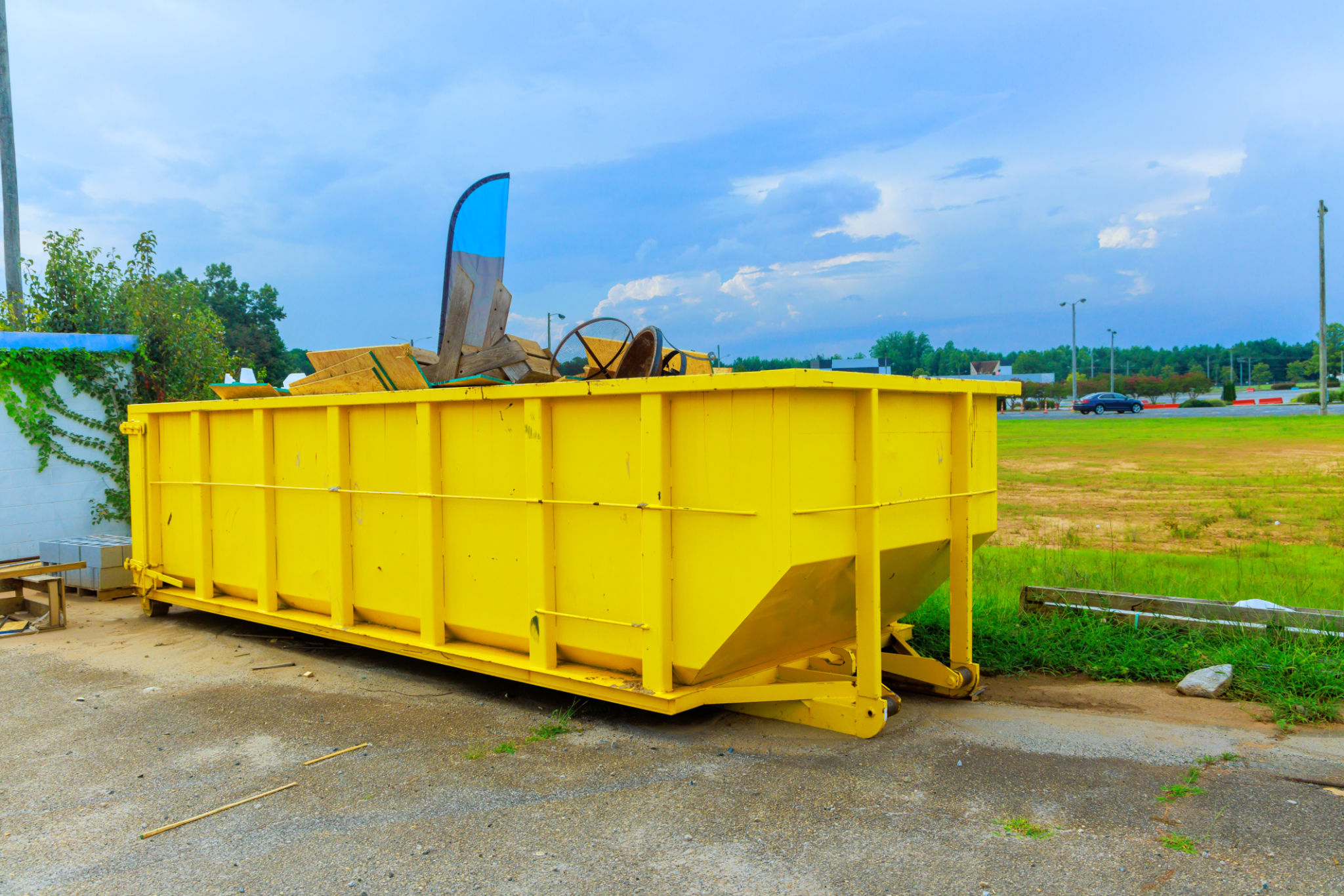 trash bins