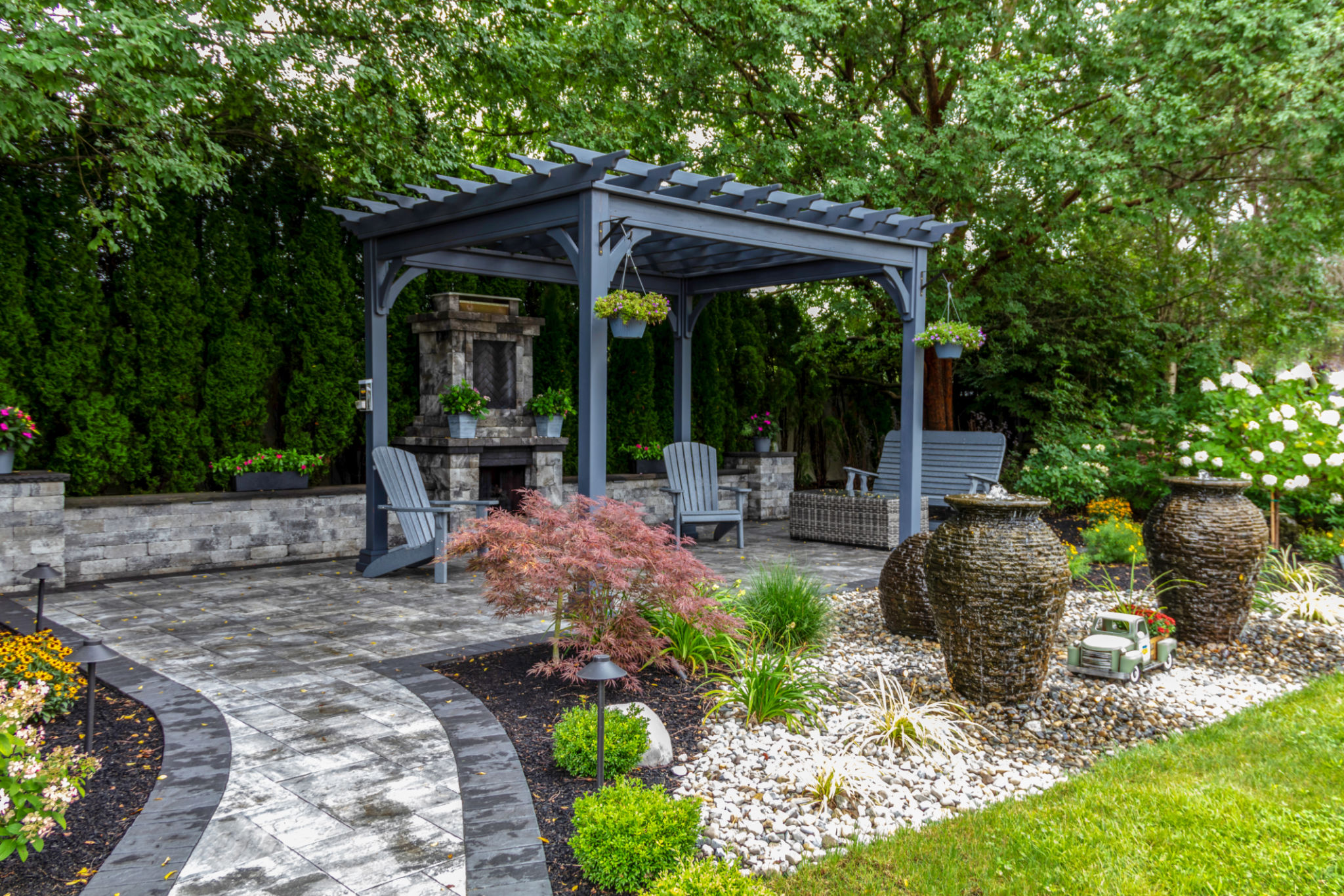 backyard pergola