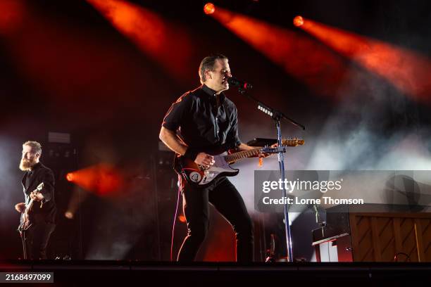 Ben Gibbard of Death Cab for Cutie performs during All Points East 2024 at Victoria Park on August 25, 2024 in London, England.