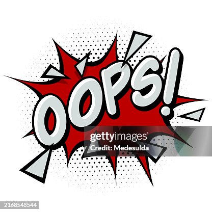 "Oops" Effect Comic Book Style. Vector Symbol. "Oops" Effect Comic Book Style. Vector Symbol.