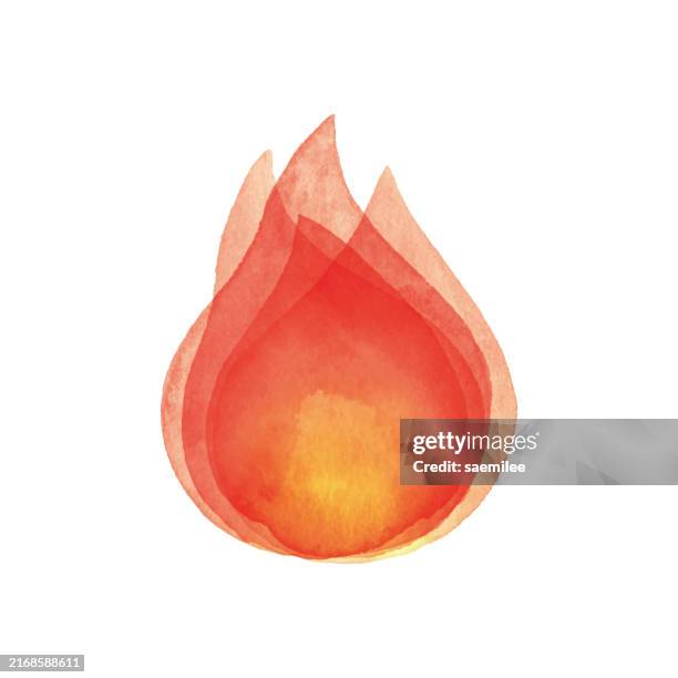 aquarell flamme - brennbar stock-grafiken, -clipart, -cartoons und -symbole