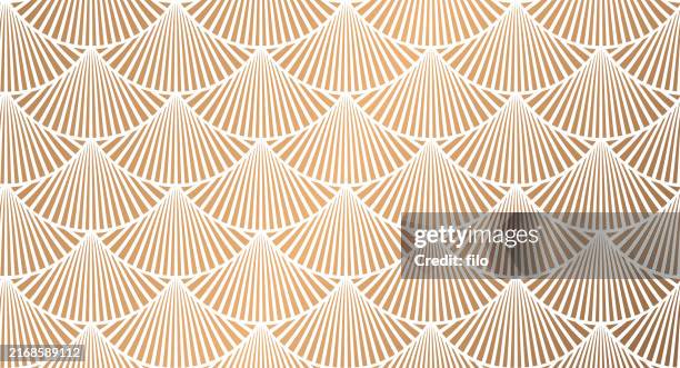 seamless repeating tileable tropical palm retro leaf frond background - hand fan stock illustrations