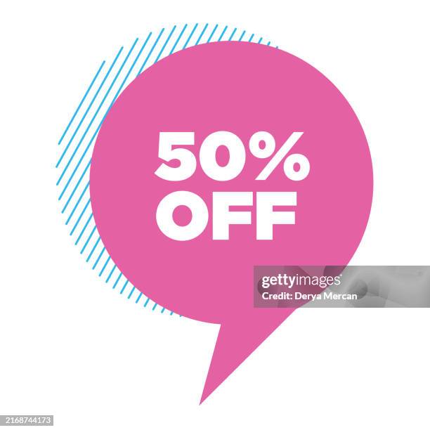 sale tag. special offer price sign. chat speech bubble banner. vector stock illustration - comma stock illustrations