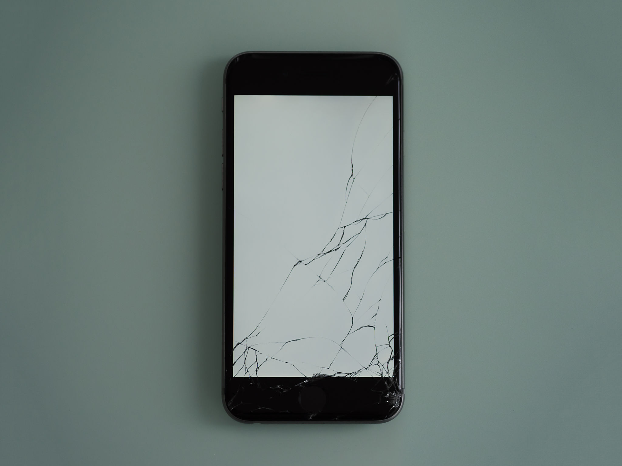 cracked phone screen