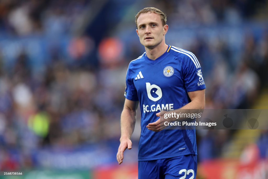 Ben Skipp Oliver Skipp of Leicester City during the Premier League match ...