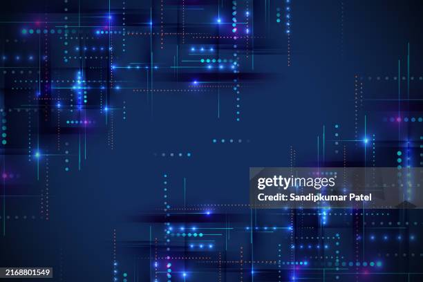 ki-chipsatz für künstliche intelligenz auf leiterplatte in futuristischem konzept - technologie stock-grafiken, -clipart, -cartoons und -symbole