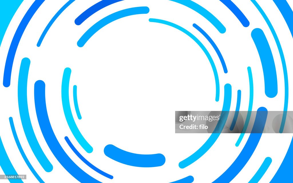 Begron Rotation Blue Blue Curving Rotation Orbiting Abstract Modern Background High-Res ...