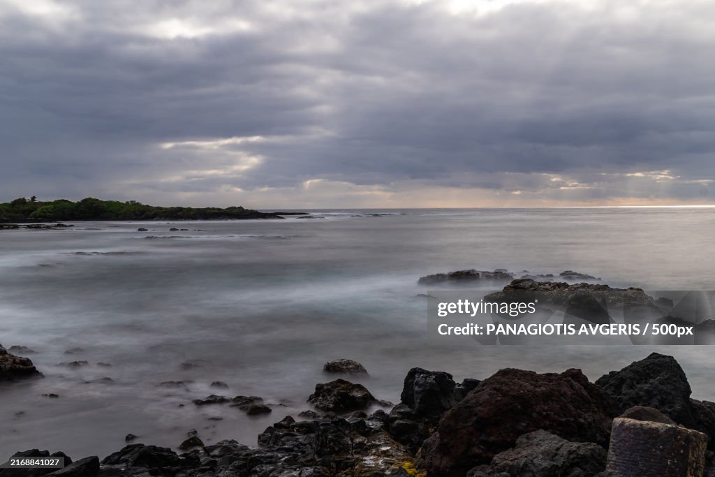 Scenic view of sea against sky,Hawaii,United States,USA