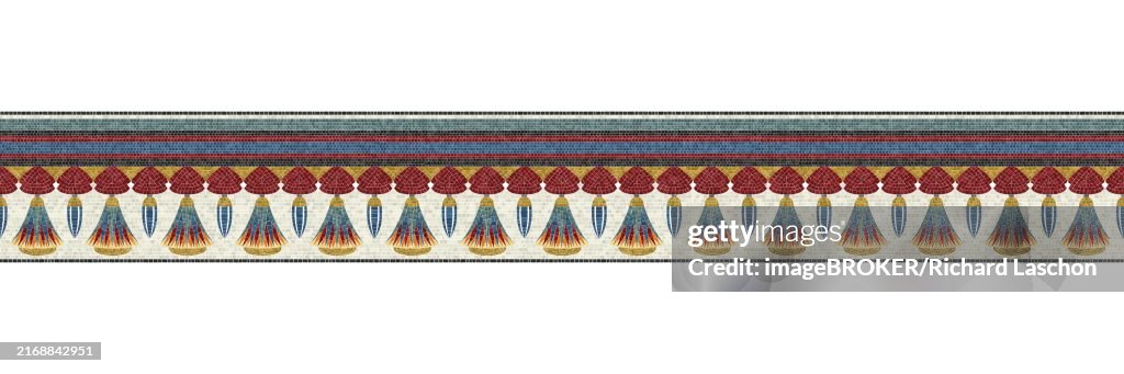 Border Tile Pattern Jpg Horizontal Border Mosaic Tiles Vector Pattern High-Res Vector Graphic ...